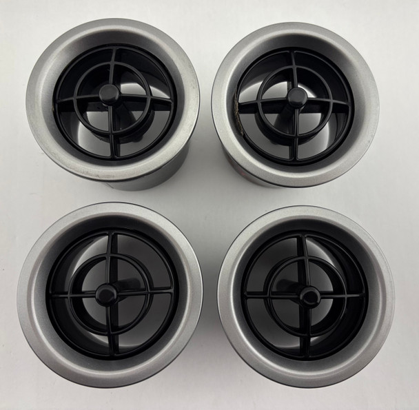 1999-2005 Mazda Miata AC Vents w/ Silver Trim / Set of 4  /   NB275