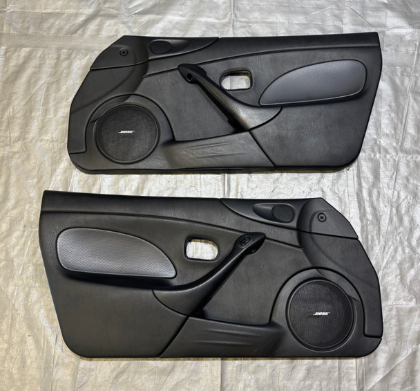 2001-2005 Mazda Miata Interior Door Panels / Black / Pair  /   NB275