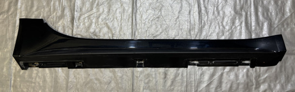 2017-2020 Fiat 124 Spider Abarth Passenger Side Skirt Rocker Panel / Forte Black Metallic  FD031