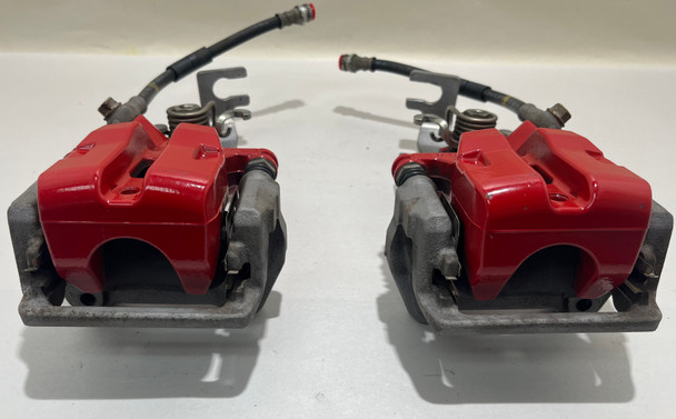 2017-2020 Fiat 124 Spider Abarth Rear Brake Calipers / Red Finish /  FD031