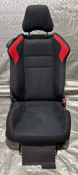 2013-2016 Scion FRS / Subaru BRZ Passenger Side Front Seat / Black Cloth w/ Red Insert /   FB052