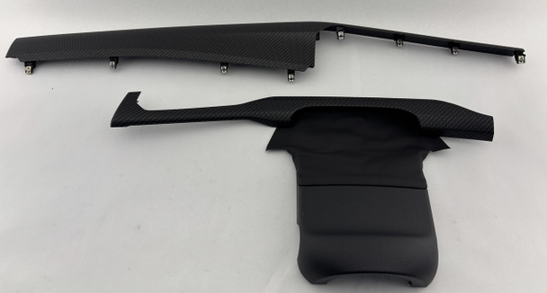 2023-2024 Volkswagen MK8 Golf R Faux Carbon Dash Trim Panel Set /   M8R01
