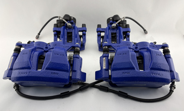 2022-2025 Volkswagen MK8 Golf R OEM Brake Calipers / Set of 4 / Blue / 19K M8R01