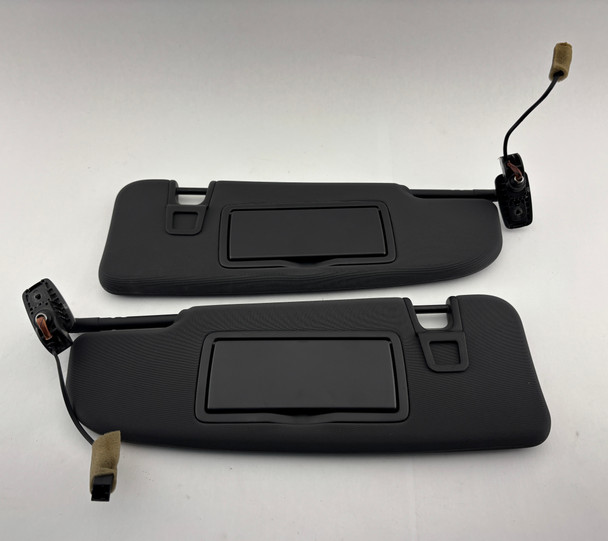 2017-2022 Alfa Romeo Giula OEM Sun Visors w/ Homelink / Black / Pair / AG006