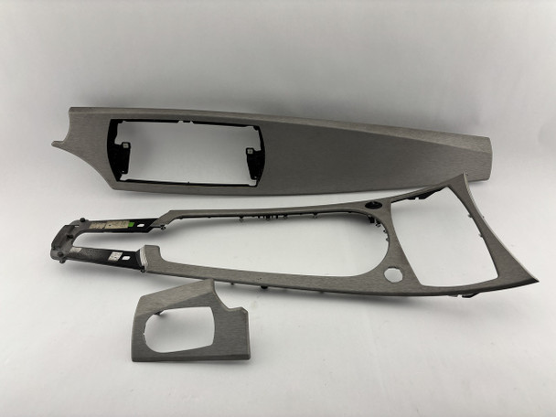 2003-2008 E85 E86 BMW Z4 Brushed Aluminum Interior Dashboard / Console Trim Set / OEM /   Z4064