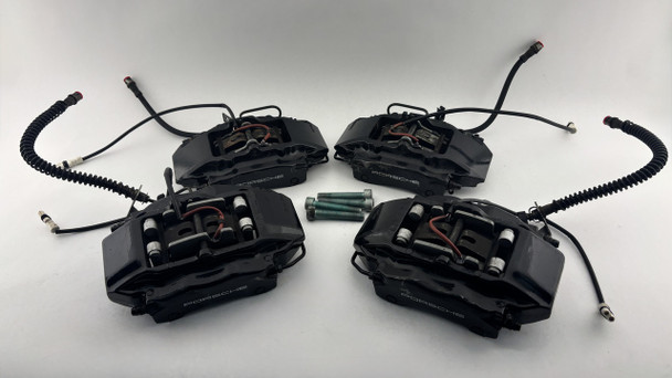 1999-2004 Porsche 996 911 Carrera Brembo Brake Calipers / Black / Set of 4 / 63K P6020
