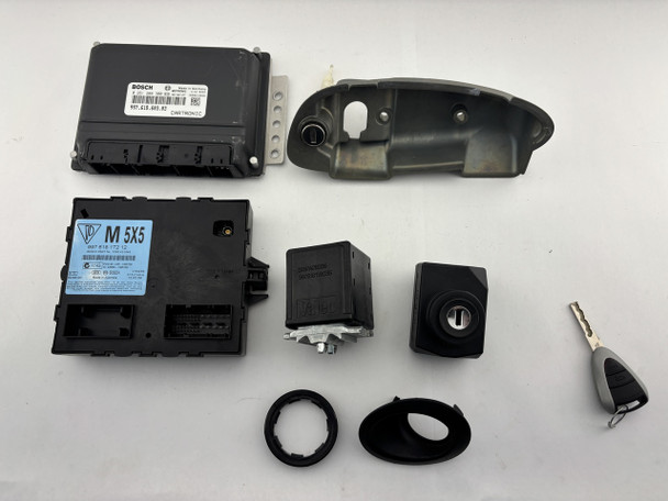 2005-2008 Porsche 997 911 Carrera 3.6l Engine Control Module ECM w/ Immobilizer / Key Set / Manual / 99761860303 /   P7009