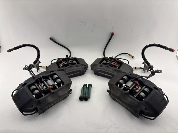 2005-2008 Porsche 997 911 Carrera OEM Brembo Brake Calipers / Set of 4 / Black / 104K P7009