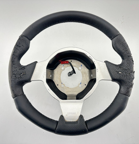 2005-2011 Lotus Elise Exige OEM Black Leather Steering Wheel *DAMAGE* /   LEL03