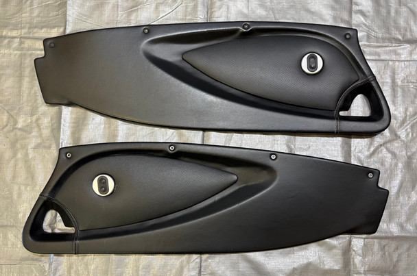 2005-2011 Lotus Elise Exige OEM Black Leather Interior Door Panels / Pair /   LEL03