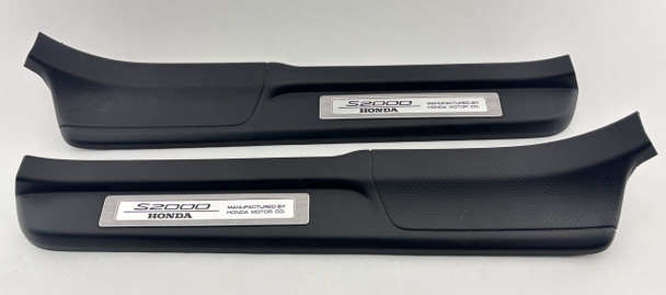 2000-2009 Honda S2000 Door Sills Scuff Plates Trim Panels / Pair / Black /   HS009
