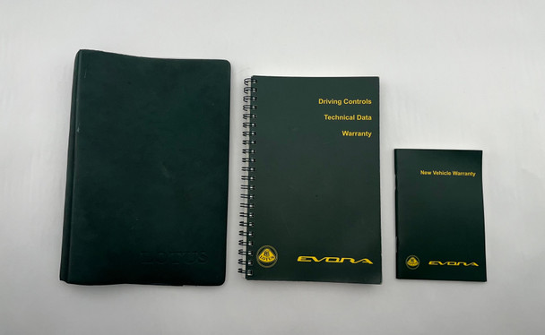 2010 Lotus Evora Factory Owner's Manual Guide Book w/ Storage Case /   LEV01