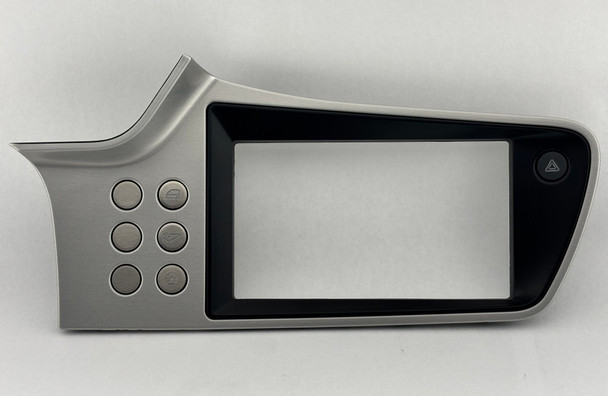 2010-2014 Lotus Evora Radio Surround Trim Panel w/ Switches / Brushed Aluminum /   LEV01