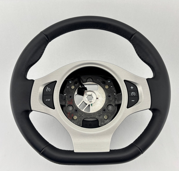 2010-2014 Lotus Evora OEM Steering Wheel w/ Trim / Silver /  Manual /   LEV01