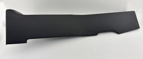 2010-2014 Lotus Evora Passenger Side Interior Door Sill Trim Panel / Black Leather /   LEV01