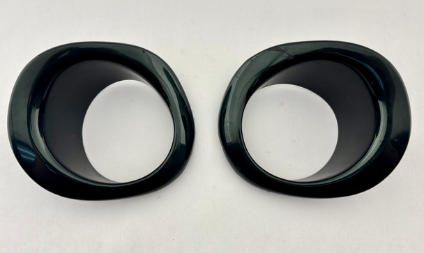 1999-2000 Mazda Miata Front Bumper Fog Light Bezels / Pair  / Emerald Mica  NB276