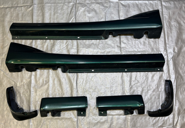1999-2005 Mazda Miata Small Tupperware Side Skirts & Mud Flaps / OEM / Emerald Mica  NB276