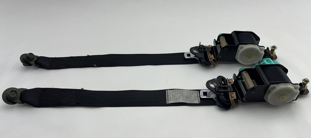 1999-2000 Mazda Miata Black Seat Belts / Pair  (Tan Trim) / Emerald Mica  NB276