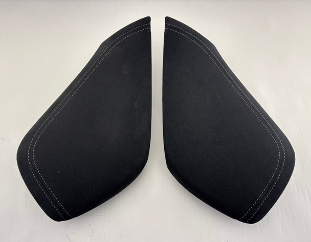 2009-2020 Nissan 370Z Console Knee Pads / Pair / White Stitch /   7Z024