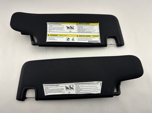 2010-2018 Jeep Wrangler JK Sun Visors / Pair / Black /   JK018