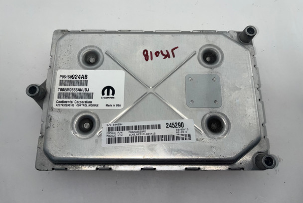2015 Jeep Wrangler JK Engine Control Module ECU / P05150924AB /   JK018