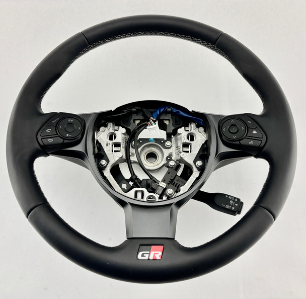 2022-2025 Toyota GR86 Black Leather Steering Wheel / Manual /   FB210