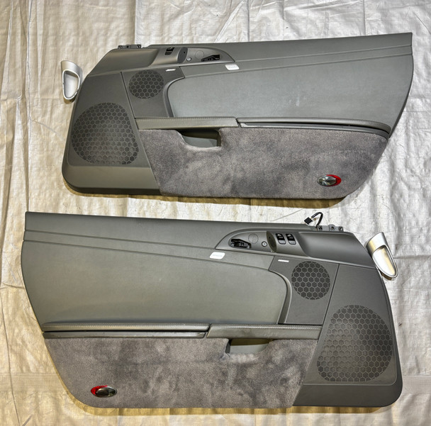 2005-2012 Porsche 987 Boxster / Cayman Interior Door Panels / Stone Grey Leather /   BC039