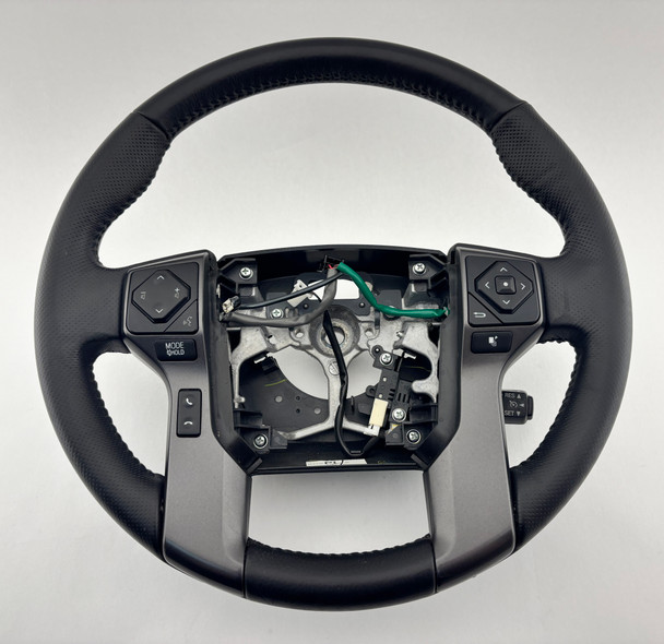 2016-2023 Toyota Tacoma Black Leather Steering Wheel w/ Controls /   TC005