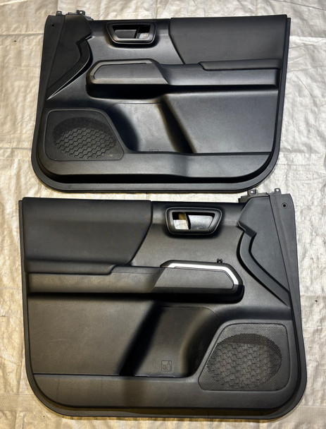 2016-2018 Toyota Tacoma Access Cab Interior Door Panels / Pair / Graphite /   TC005