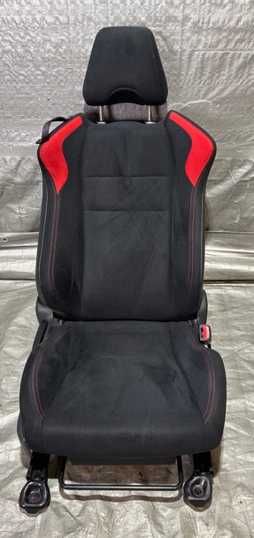2013-2016 Scion FRS / Subaru BRZ Passenger Front Seat Assembly / Black Cloth w/ Red Inserts /   FB054