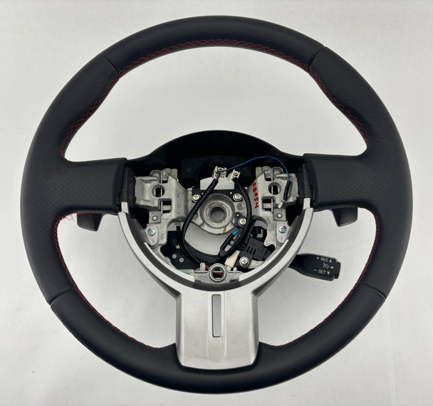 2013-2016 Scion FRS Black Leather Steering Wheel w/ Trim / Automatic /   FB054
