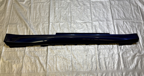 2015-2020 F82 F83 BMW M4 Coupe / Convertible Passenger Side Skirt Rocker Panel / Tanzanite Blue Metallic  F8M07