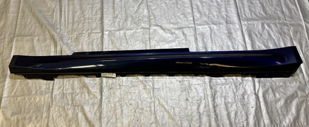 2015-2020 F82 F83 BMW M4 Coupe / Convertible Driver Side Skirt Rocker Panel / Tanzanite Blue Metallic  F8M07