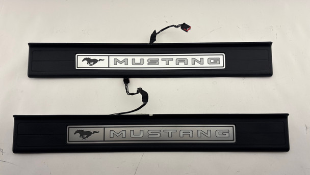2015-2020 Ford Mustang GT S550 Premium Illuminated Door Sill Trim Panels / Pair /   FM017