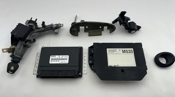 2000-2002 Porsche 986 Boxster S 3.2l ECU DME Kit w/ Immobalizer / Key / Manual / 99661860500 /   BX073