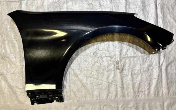 2010-2016 Hyundai Genesis Coupe Passenger Side Fender Panel / Caspian Black  HG034