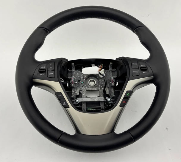 2013-2016 Hyundai Genesis Coupe Black Leather Steering Wheel / Automatic /   HG034