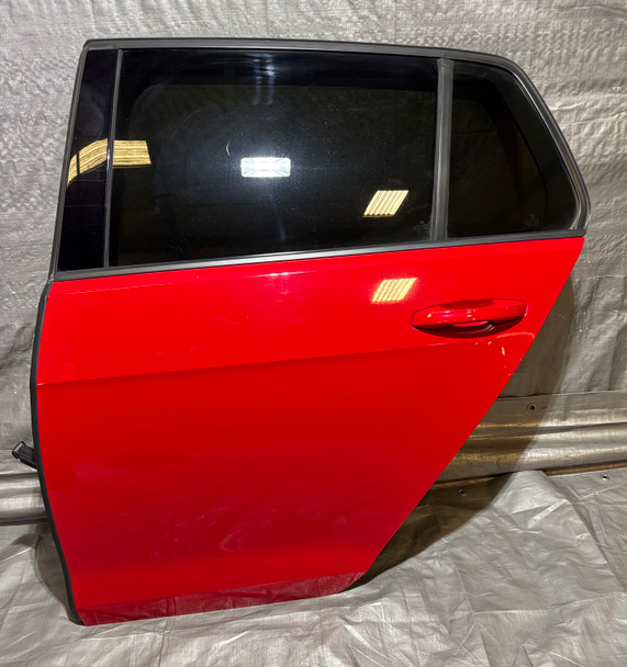 2015-2020 Volkswagen MK7 Golf R 4DR Driver Rear Door / Tornado Red  M7R12
