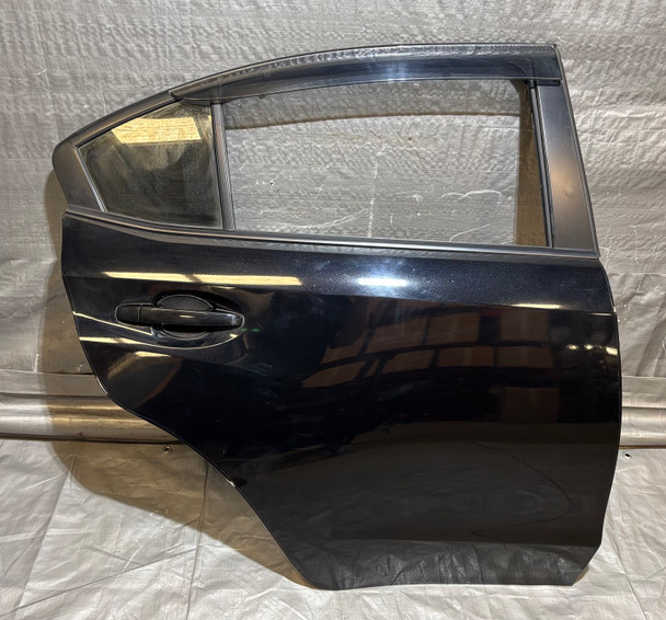 2015-2021 Subaru WRX STI Passenger Rear Door Assembly / Crystal Black Silica  SS020