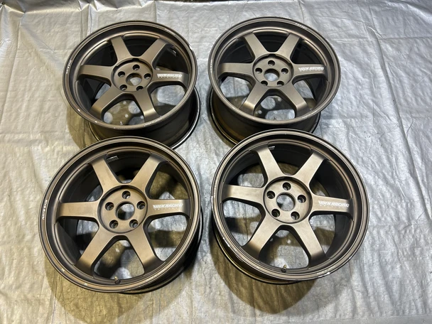 2015-2019 Volkswagen MK7 Golf R 19x9.5" Volk Racing TE37 Wheels Rims / Set of 4 / *Minor Bend*/ M7R12