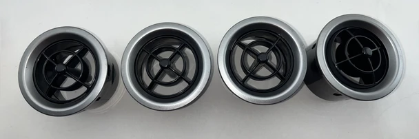 1999-2005 Mazda Miata AC Vents w/ Silver Trim / Set of 4  /   NB281