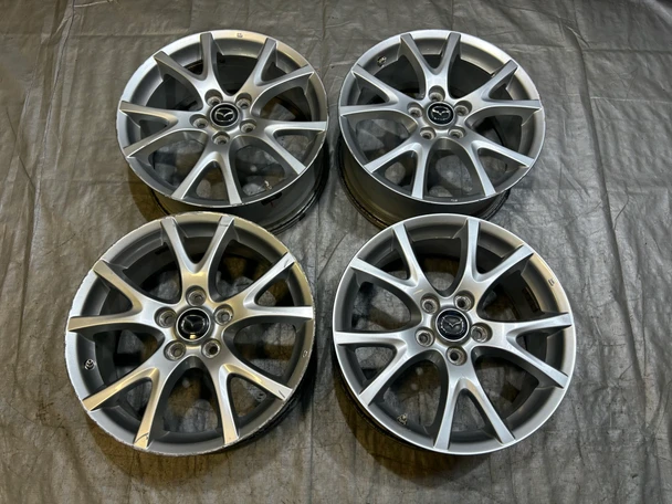 2013-2015 Mazda Mx5 Miata 17x7" OEM Wheels Rims / *Curb Rash* / NC112