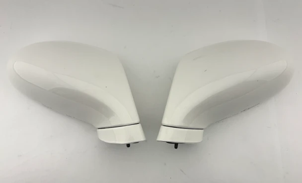 1999-2005 Mazda Miata OEM Manual Side Mirrors / Driver & Passenger / White  NB282