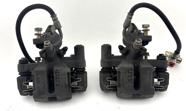 1999-2000 Mazda Miata OEM Rear Brake Calipers w/ Brackets / Pair / 132K NB282