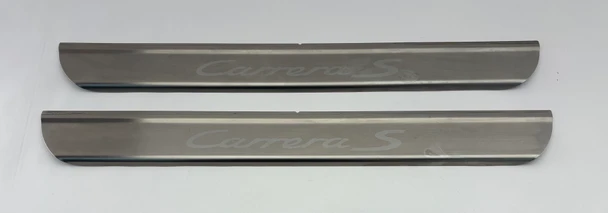 2005-2012 Porsche 997 911 Carrera S Aluminum Door Sill Trim Panels /   P7010
