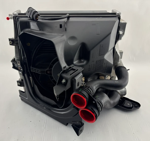 2005-2012 Porsche 997 911 Carrera Driver Side Radiator / Condenser w/ Cooling Fan / 81K P7010