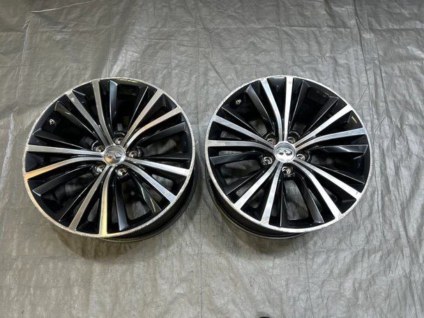 2017-2020 Infiniti Q60 19x9" Wheels Rims / Pair / *Curb Rash* / IQ606