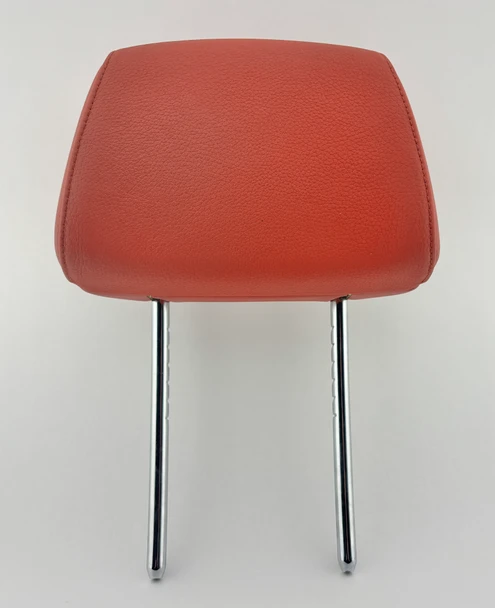 2008-2013 BMW 135i OEM Front Headrest Insert / Coral Red Leather / B1014