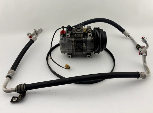2001-2003 Mazda Miata AC Compressor w/ Rubber Hoses Lines  / 81K NB283