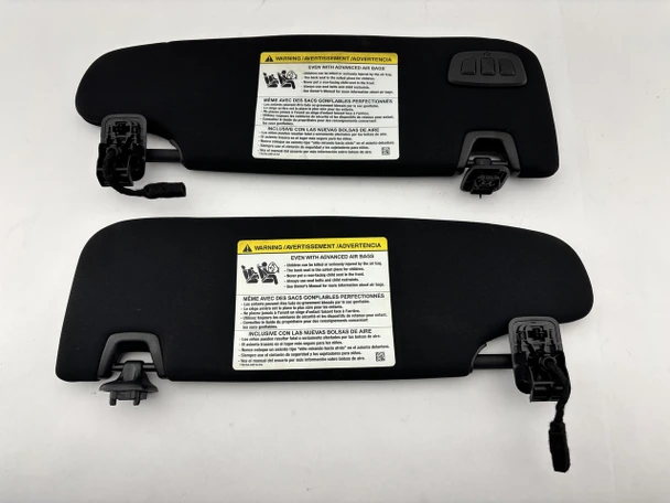 2015-2023 Ford Mustang S550 Coupe OEM Sun Visors w/ Homelink /   FM018